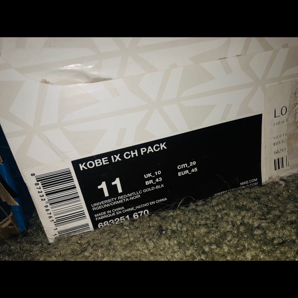 Kobe 9 China. R.I.P Kobe Bryant - Picture 8 of 8